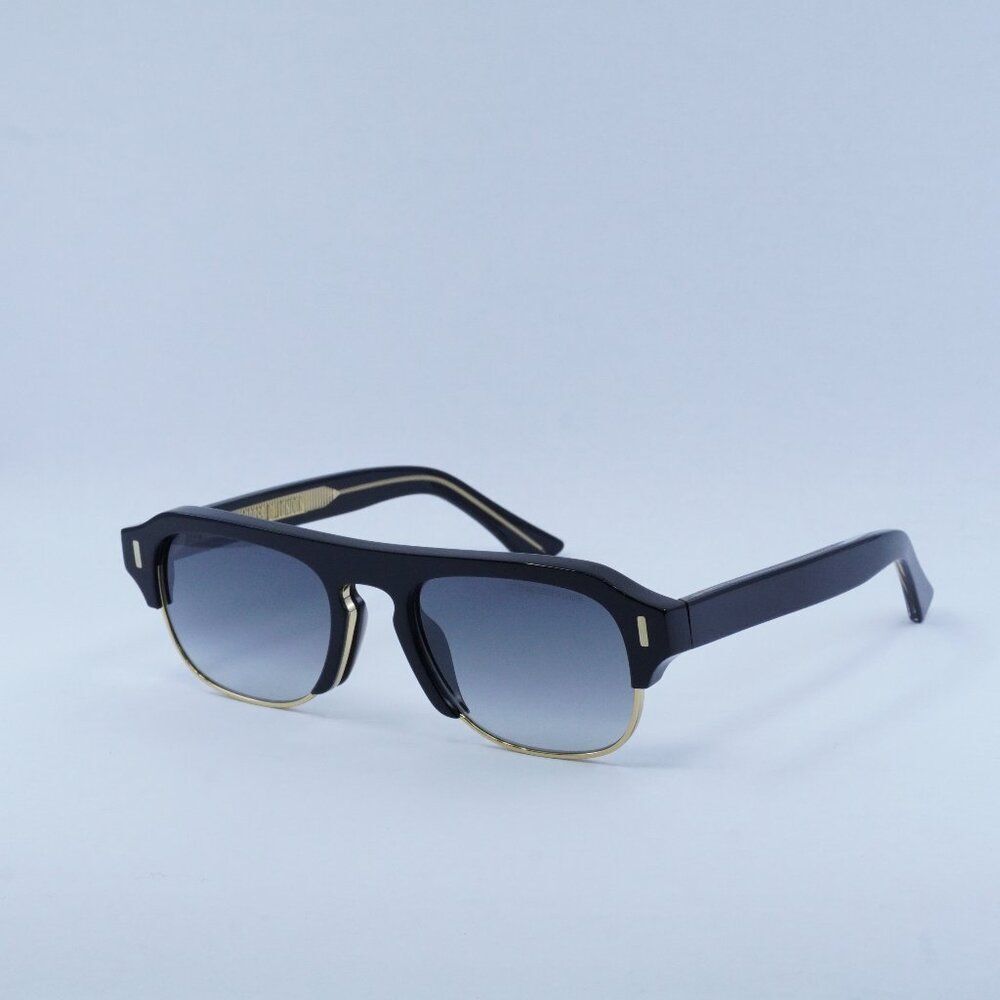 Cutler and Gross CG1353S 001 Sunglasses - Black Frame, Grey Lenses -Lowest Price